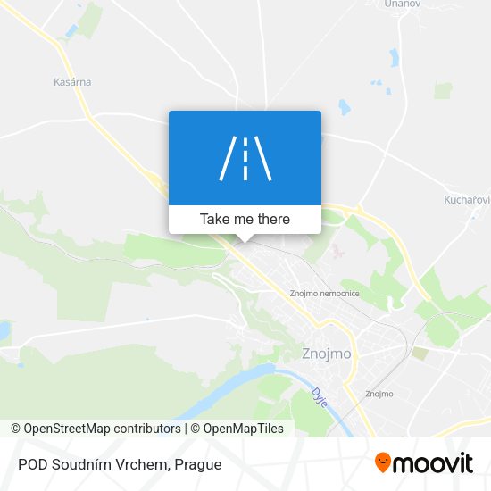 POD Soudním Vrchem map
