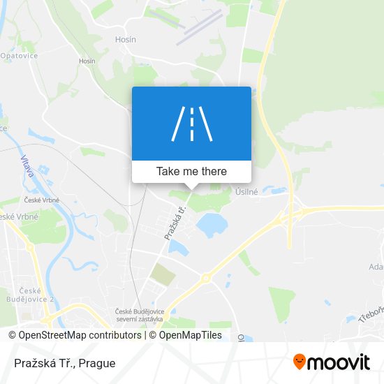 Pražská Tř. map