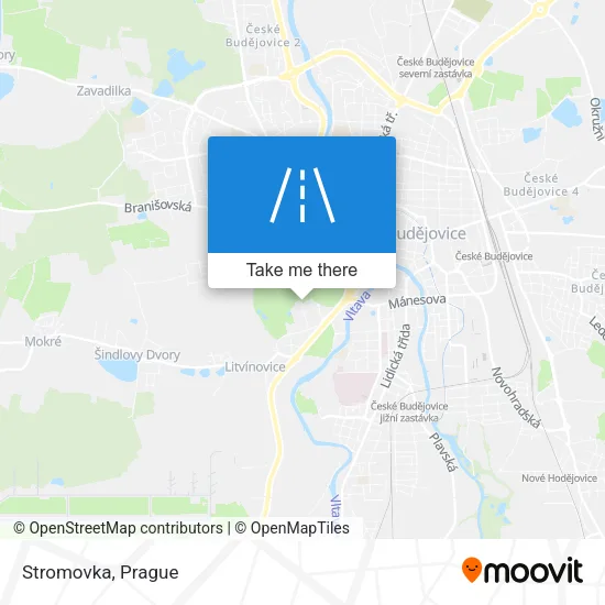 Карта Stromovka