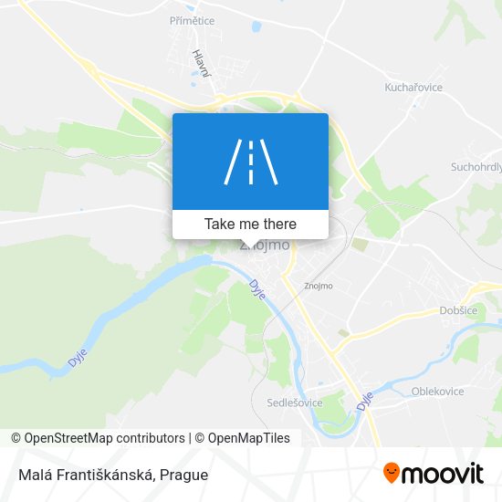 Malá Františkánská map