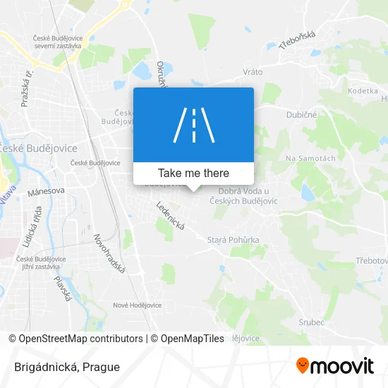 Карта Brigádnická