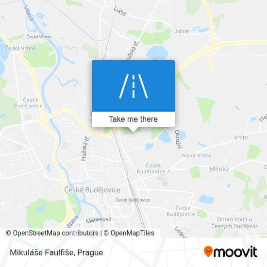 Карта Mikuláše Faulfiše