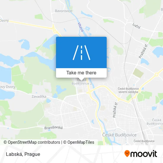 Карта Labská
