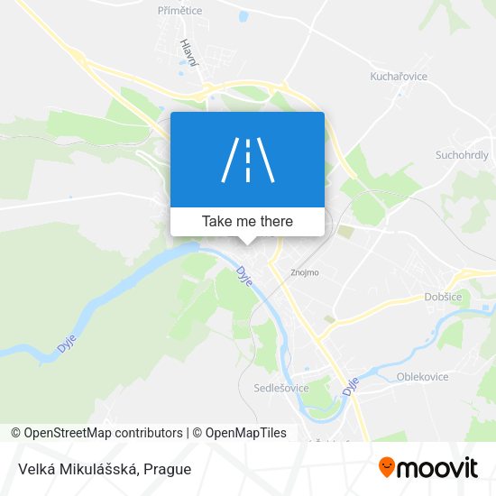 Velká Mikulášská map