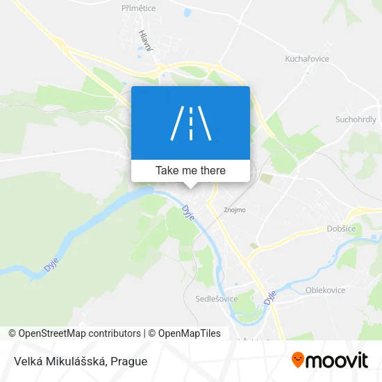 Карта Velká Mikulášská