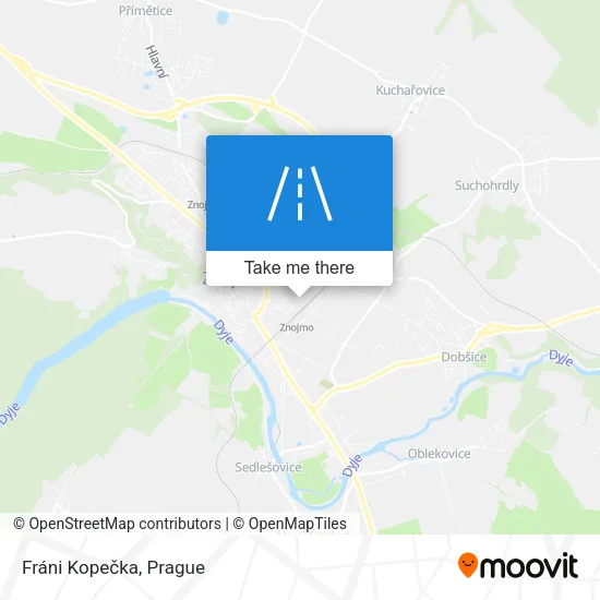 Карта Fráni Kopečka