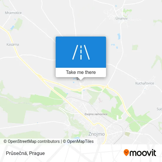 Карта Průsečná