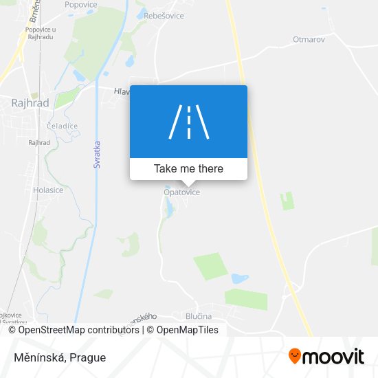 Měnínská map