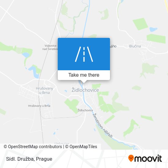 Sídl. Družba map