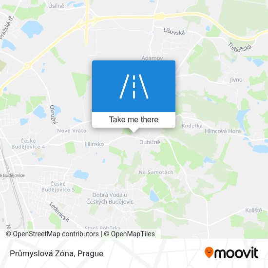 Průmyslová Zóna map