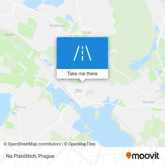Na Pláništích map