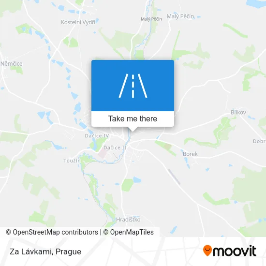 Карта Za Lávkami