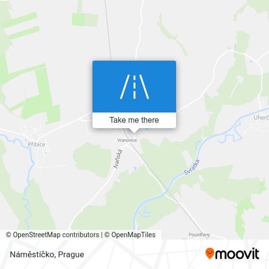 Náměstíčko map