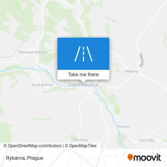 Карта Rybárna