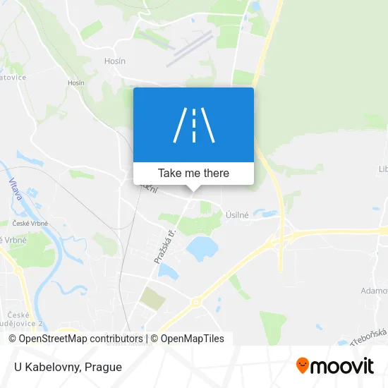 Карта U Kabelovny