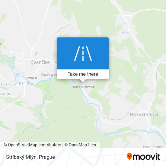 Stříbský Mlýn map