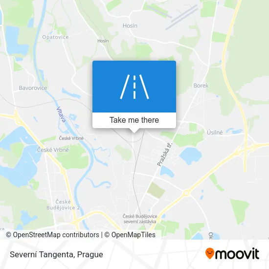 Карта Severní Tangenta