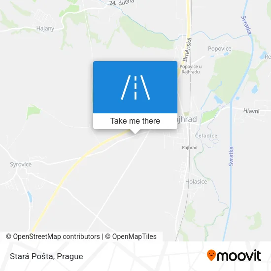 Карта Stará Pošta