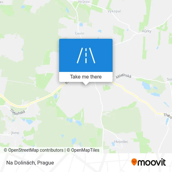 Карта Na Dolinách