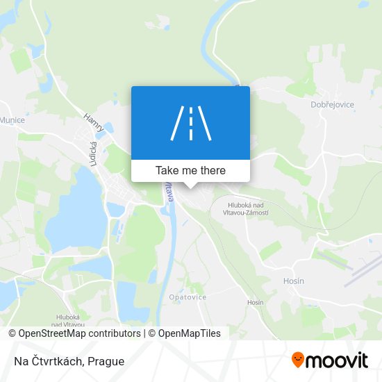 Na Čtvrtkách map