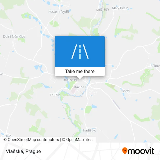 Карта Vlašská