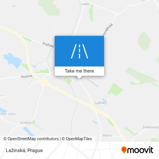 Lažínská map