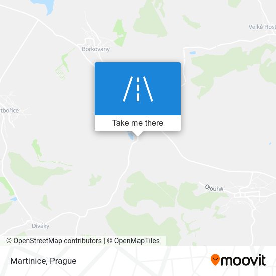 Карта Martinice
