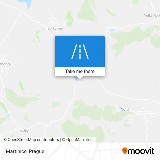 Карта Martinice