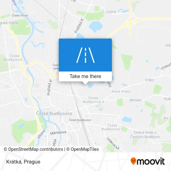 Карта Krátká
