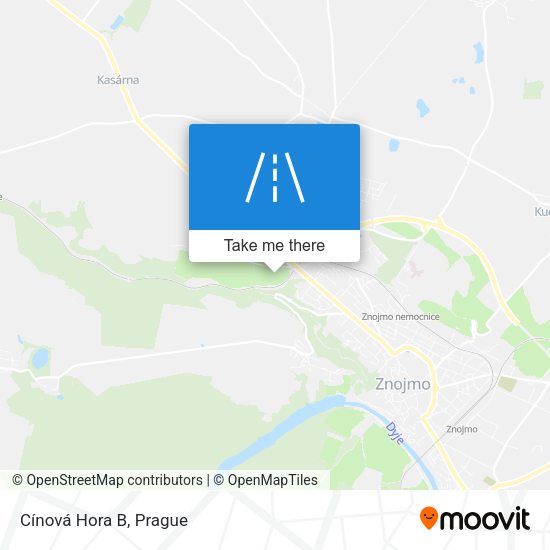 Cínová Hora B map