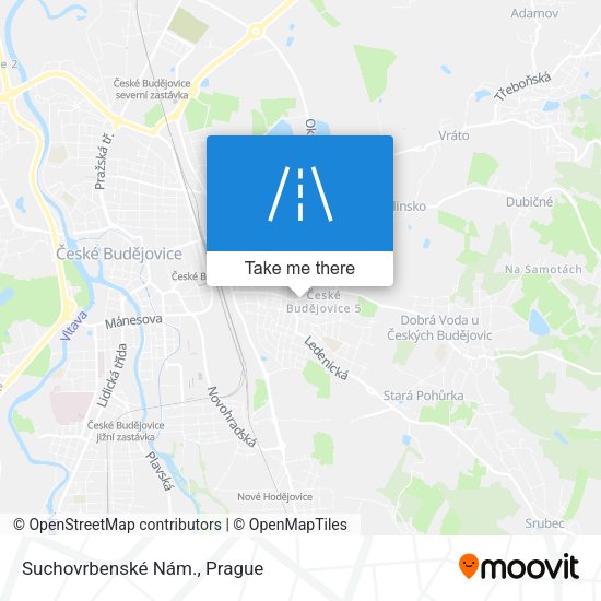 Suchovrbenské Nám. map