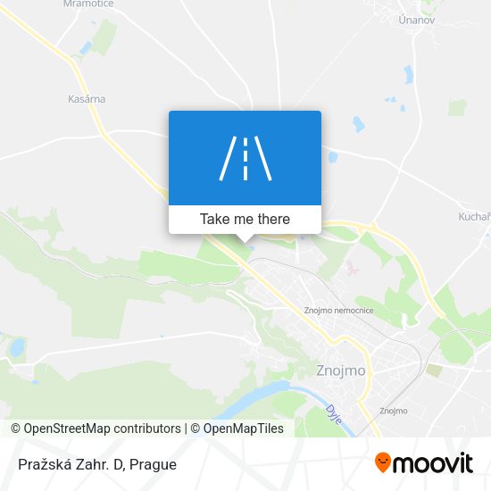 Pražská Zahr. D map