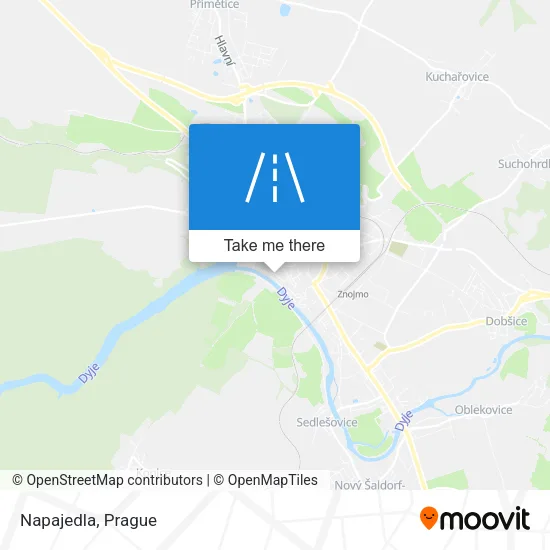 Карта Napajedla