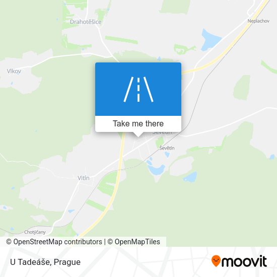 Карта U Tadeáše