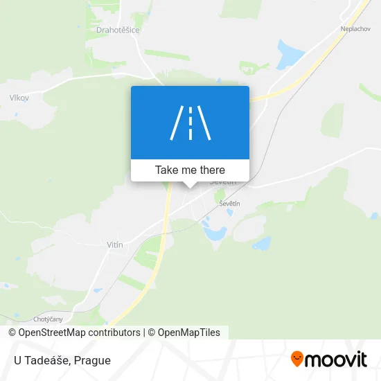 Карта U Tadeáše