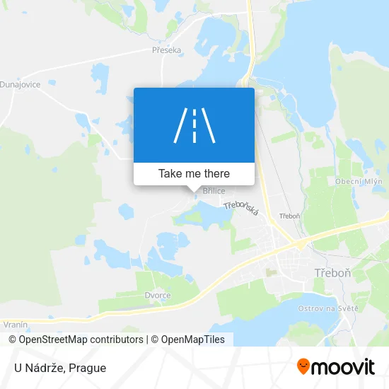 Карта U Nádrže