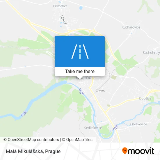Карта Malá Mikulášská