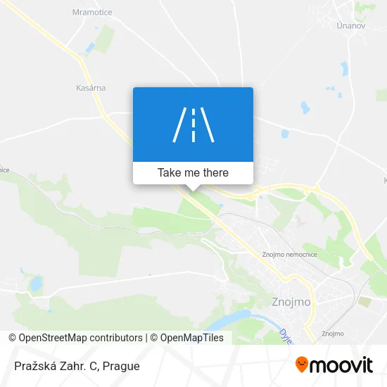 Карта Pražská Zahr. C