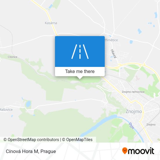 Cínová Hora M map
