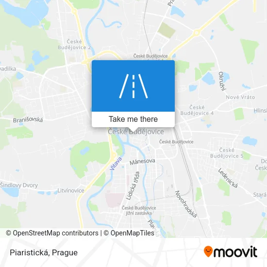 Карта Piaristická