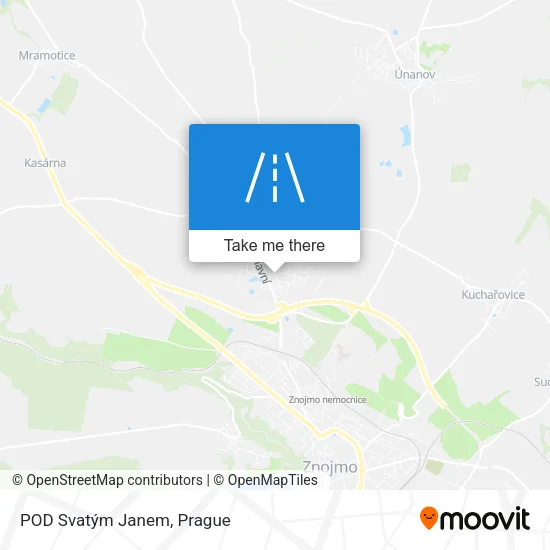Карта POD Svatým Janem
