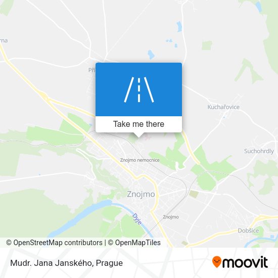 Mudr. Jana Janského map