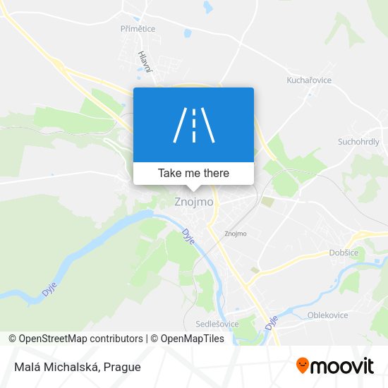 Malá Michalská map