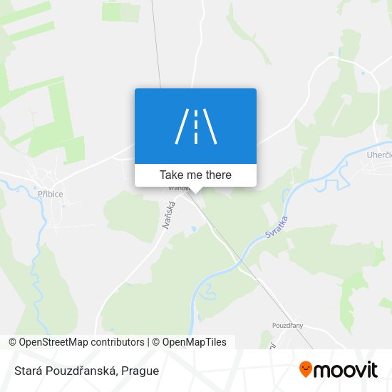 Stará Pouzdřanská map