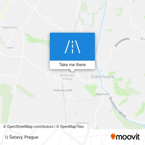 Карта U Šatavy