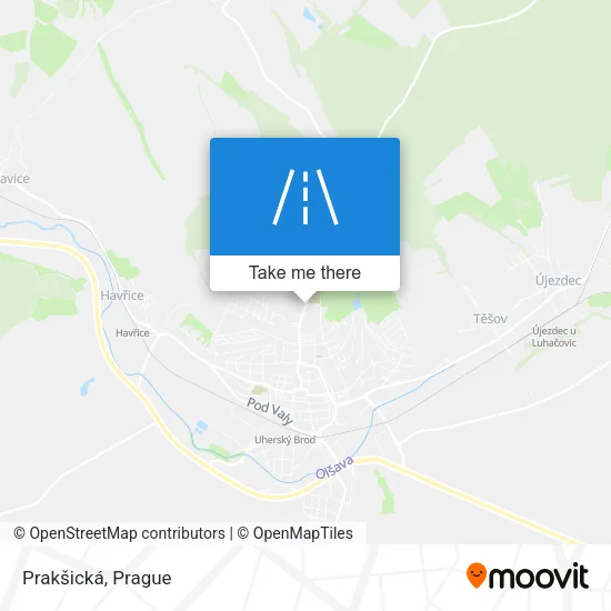 Карта Prakšická