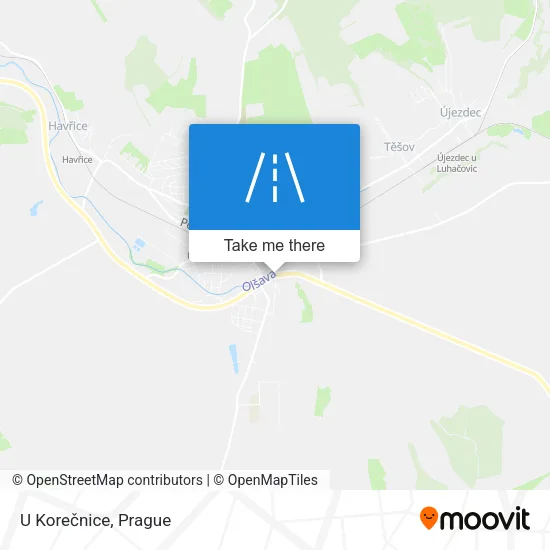 Карта U Korečnice