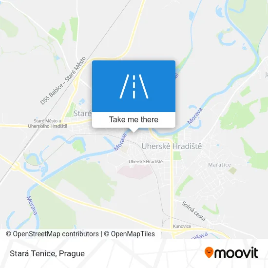 Карта Stará Tenice