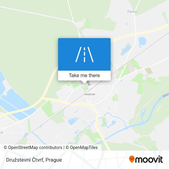 Družstevní Čtvrť map