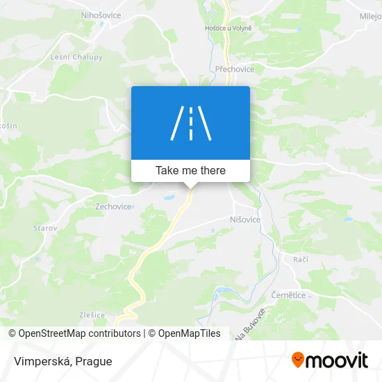 Карта Vimperská